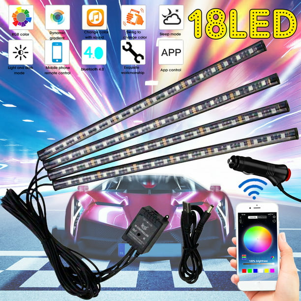 LED Strip Lights With Remote USB Powered Smart Phone App Controlled Lighting Kit 